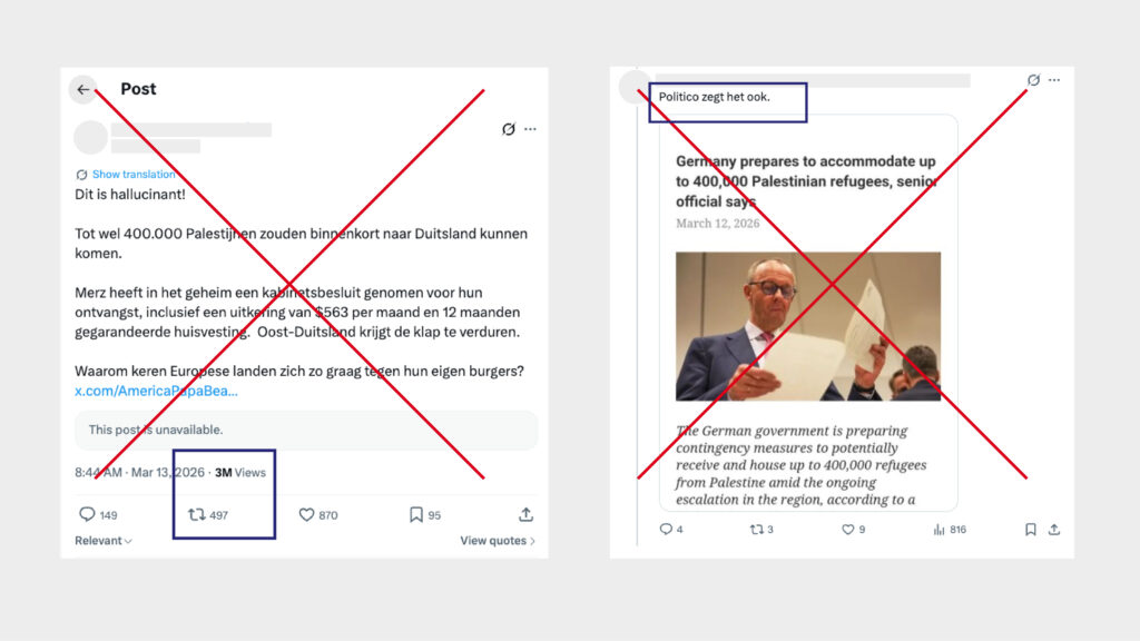 Desinformatie vanuit Duitsland naar Nederland